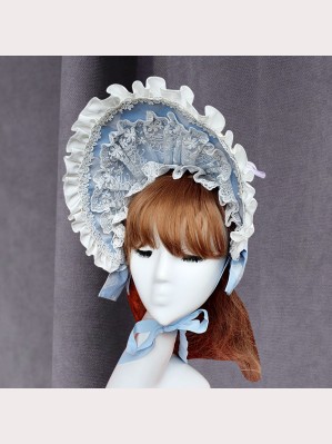Brocade Garden Tea Party Classic Lolita Bonnet by Lolitimes (LT01)